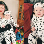 Cruella DeVille and 1 Dalmatian Mom and Baby Costume DIY