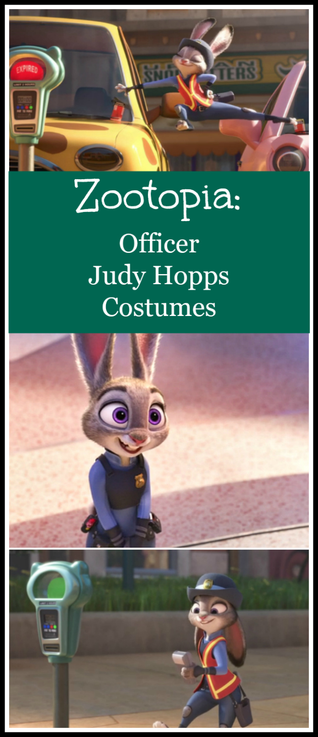 Zootopia Officer Judy Hopps Costumes - Buy Ready Made or DIY Ideaas